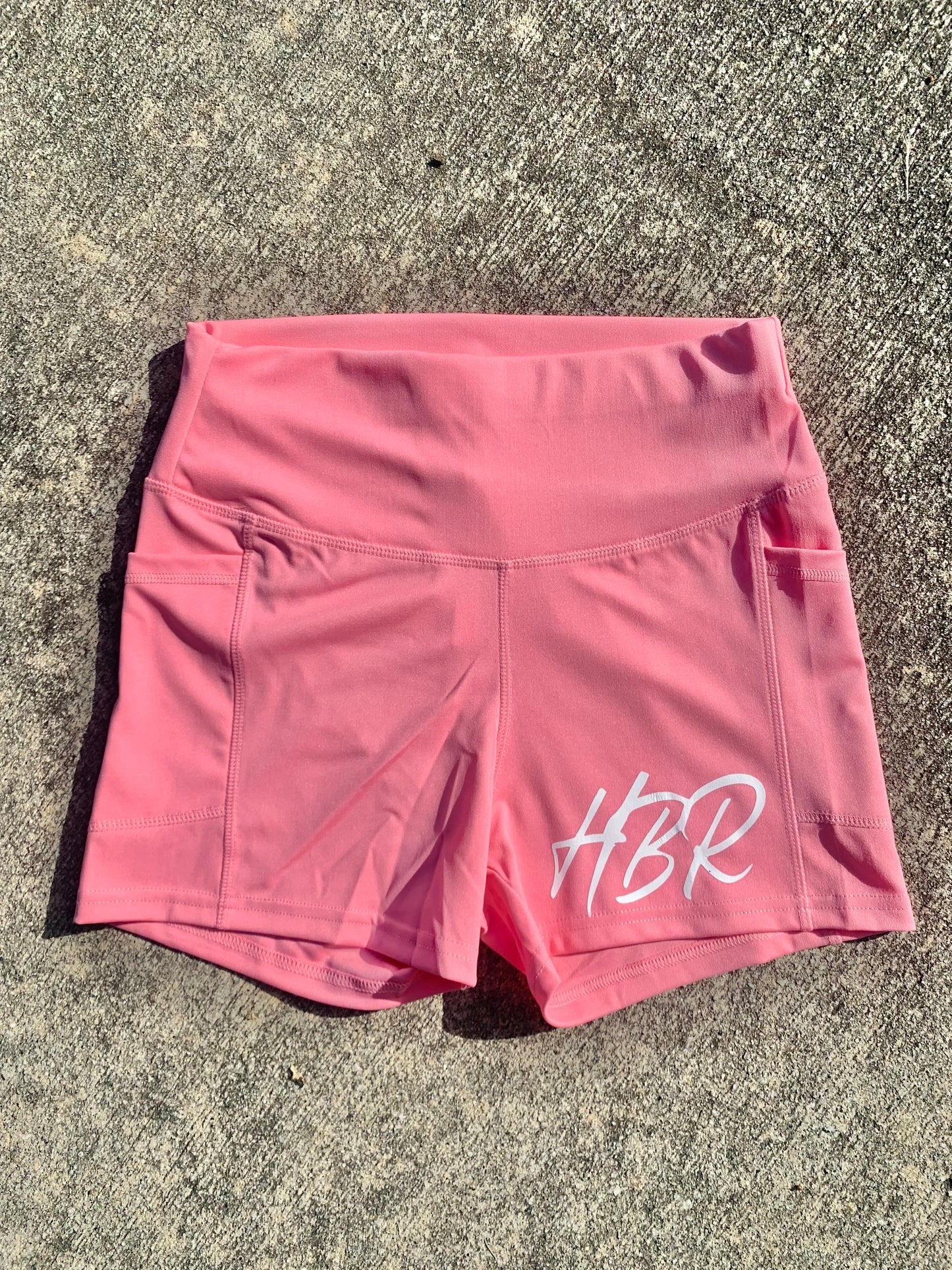 HBR Pink Biker Shorts